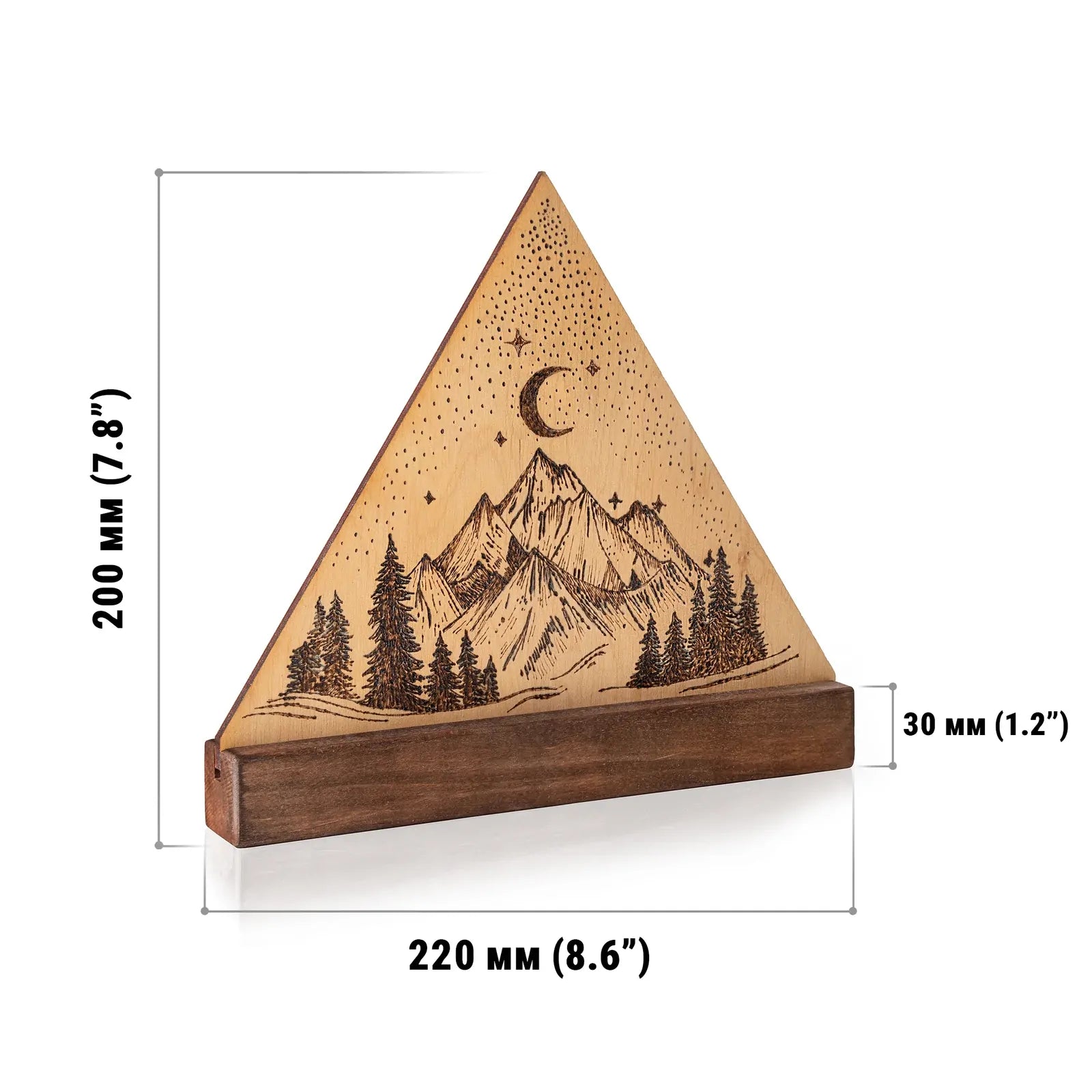 Wooden Key Holder DIY Pyrography Kit