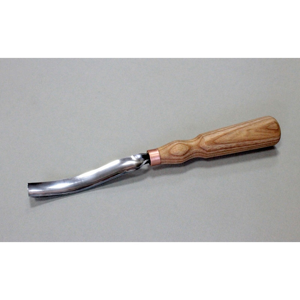 Beaver Craft G7L20 Long Bent Gouge Wood Carving Chisel 20 mm