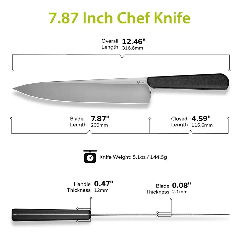 CIVIVI Cibus C23048-1 Chefs Knife