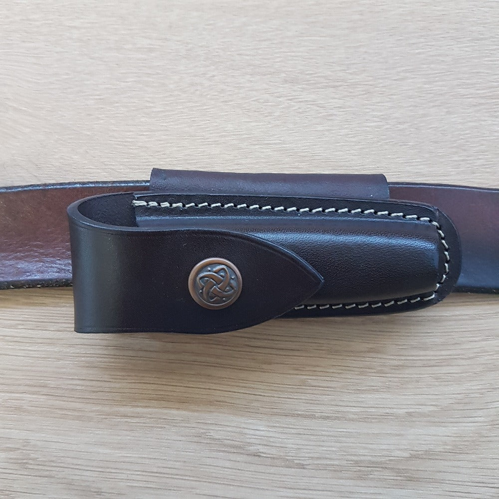 Pouch - Horizontal Lay With Clip - Suits Stockman Style Knives