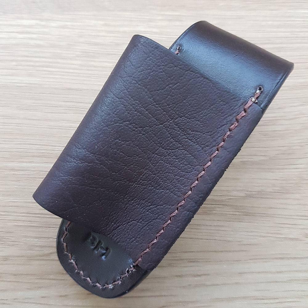 Pouch - Horizontal Lay With Clip - Suits Medium Stockman Style Knives