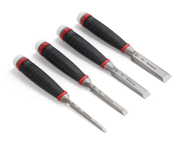 Hultafors 390671 Chisel 4 Pce Set HDC (6-12-18-25mm)- Authorised Aust. Retailer