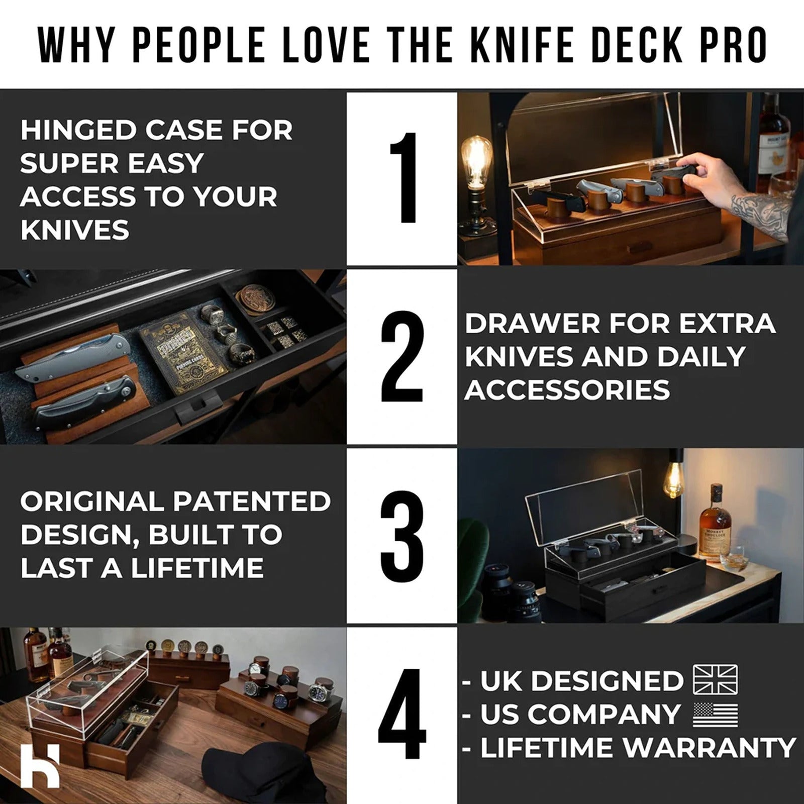 The Knife Deck Pro Walnut