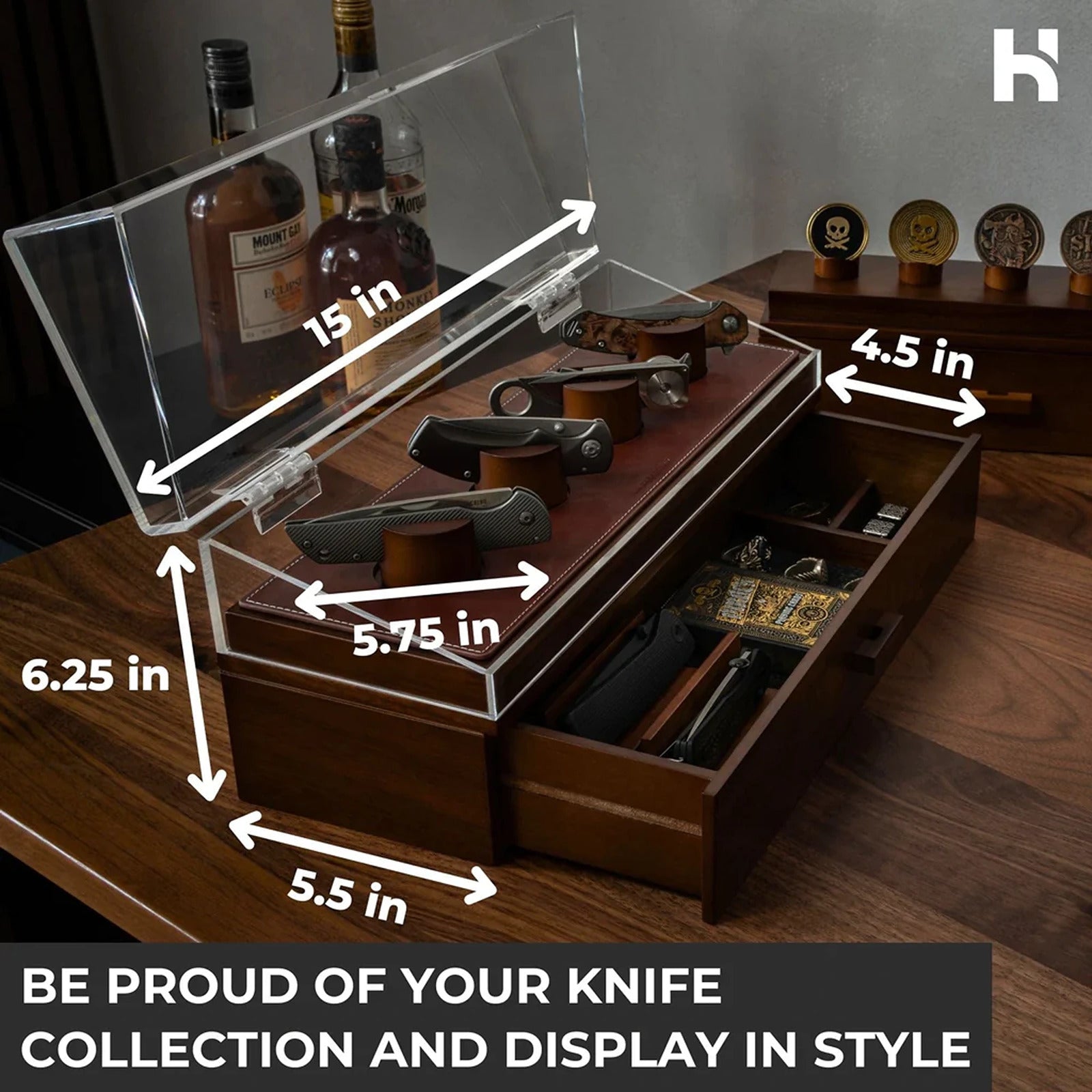 The Knife Deck Pro Walnut