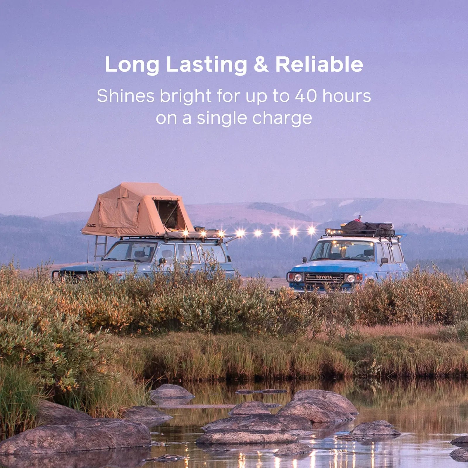 Solar String Lights: 44' White