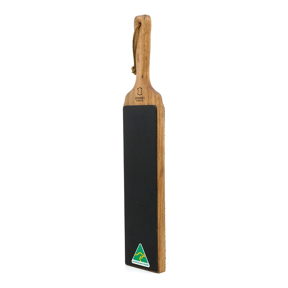 Double-Sided Paddle Strop - Black Cow Leather
