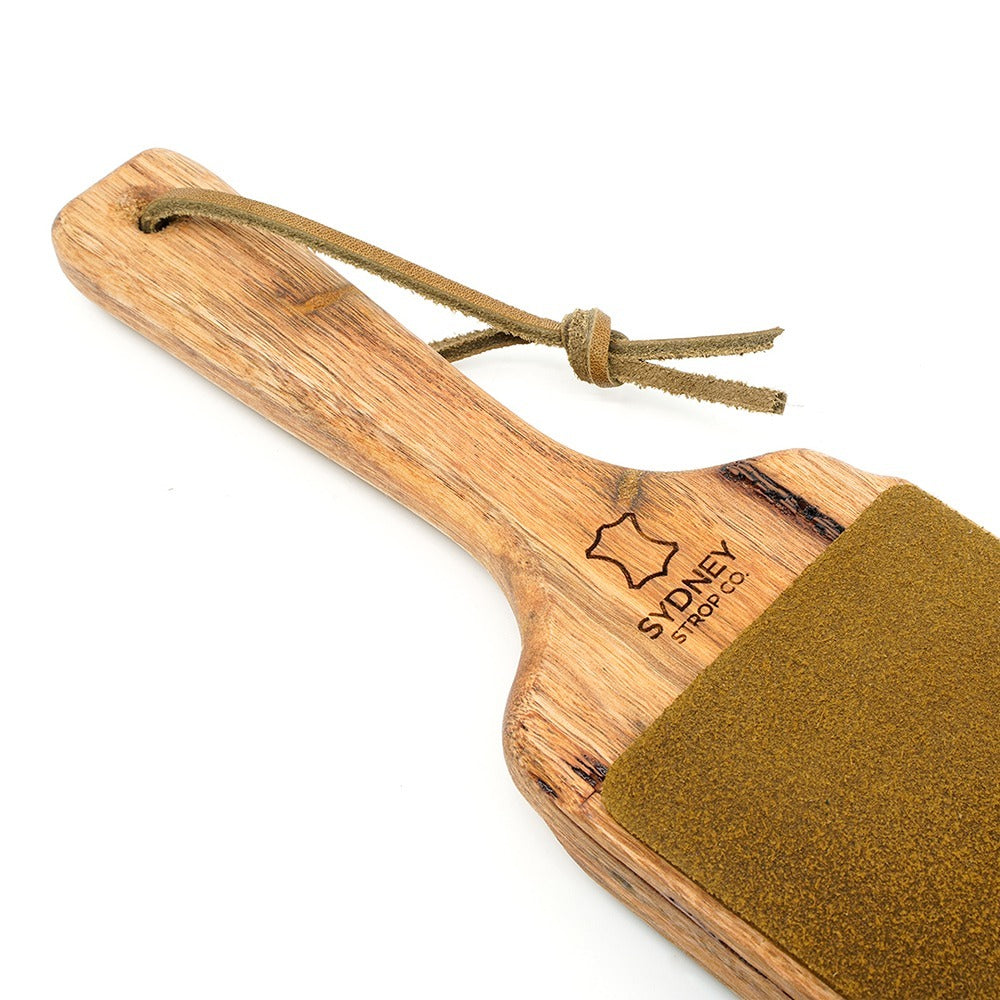 Double-Sided Paddle Strop - Brown Cow Leather