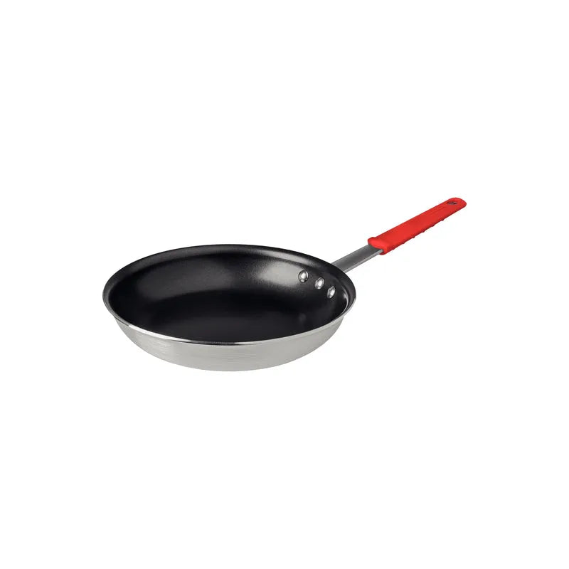 PROFESSIONAL ALUMINUM NONSTICK RESTAURANT FRY PAN 20CM - RED HANDLE