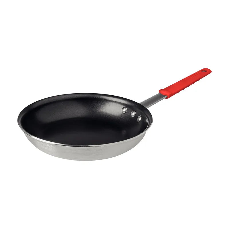 PROFESSIONAL ALUMINUM NONSTICK RESTAURANT FRY PAN 30CM - RED HANDLE