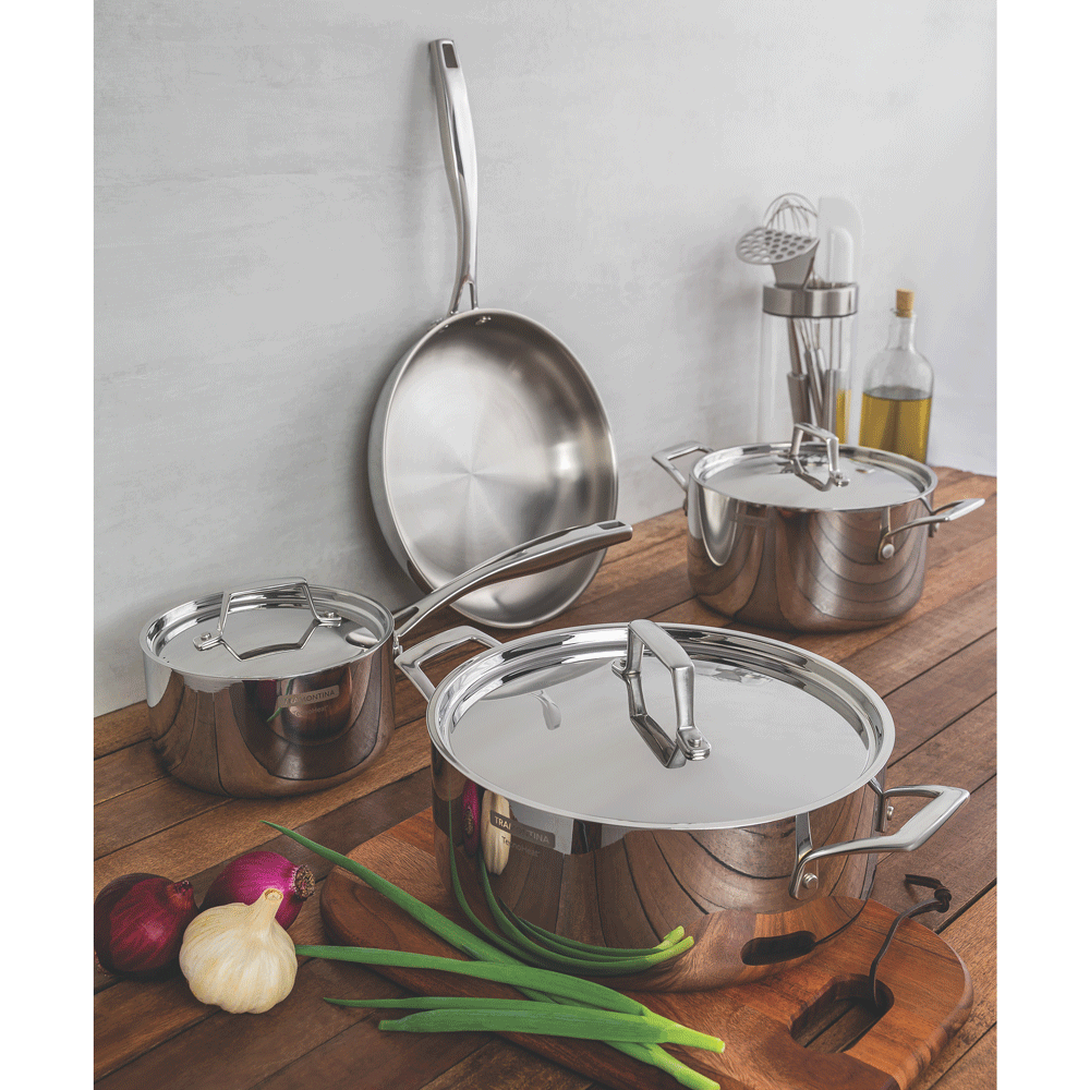 GRANO TRIPLY CLAD CASSEROLE POT 24CM, 4.4L