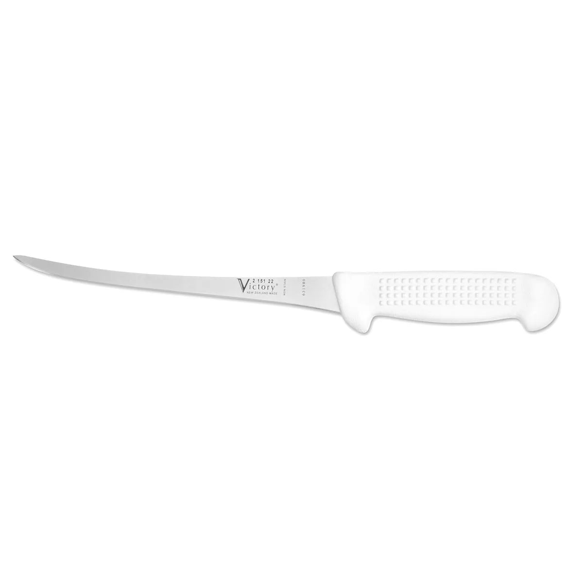 Victory Knives Extra Narrow Filleting Knife, White, 22cm