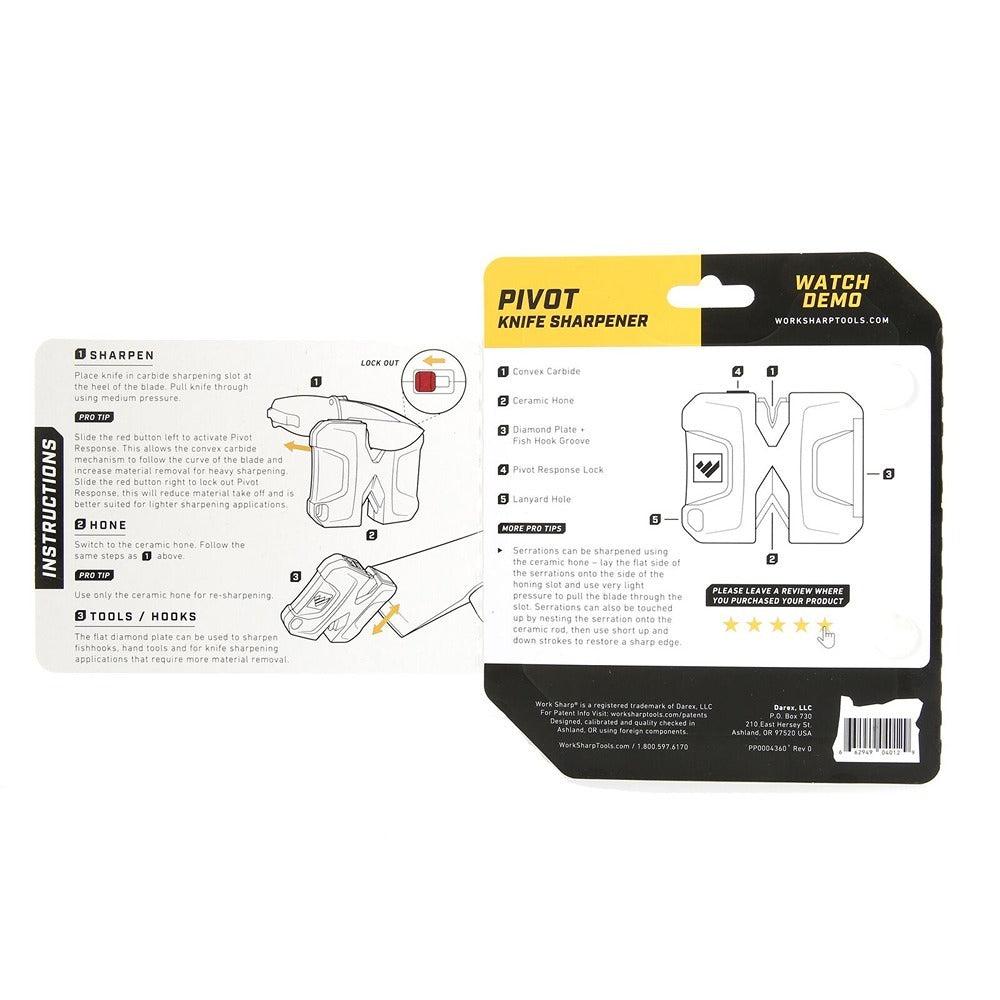Work Sharp WSEDCPVT Pivot Sharpener